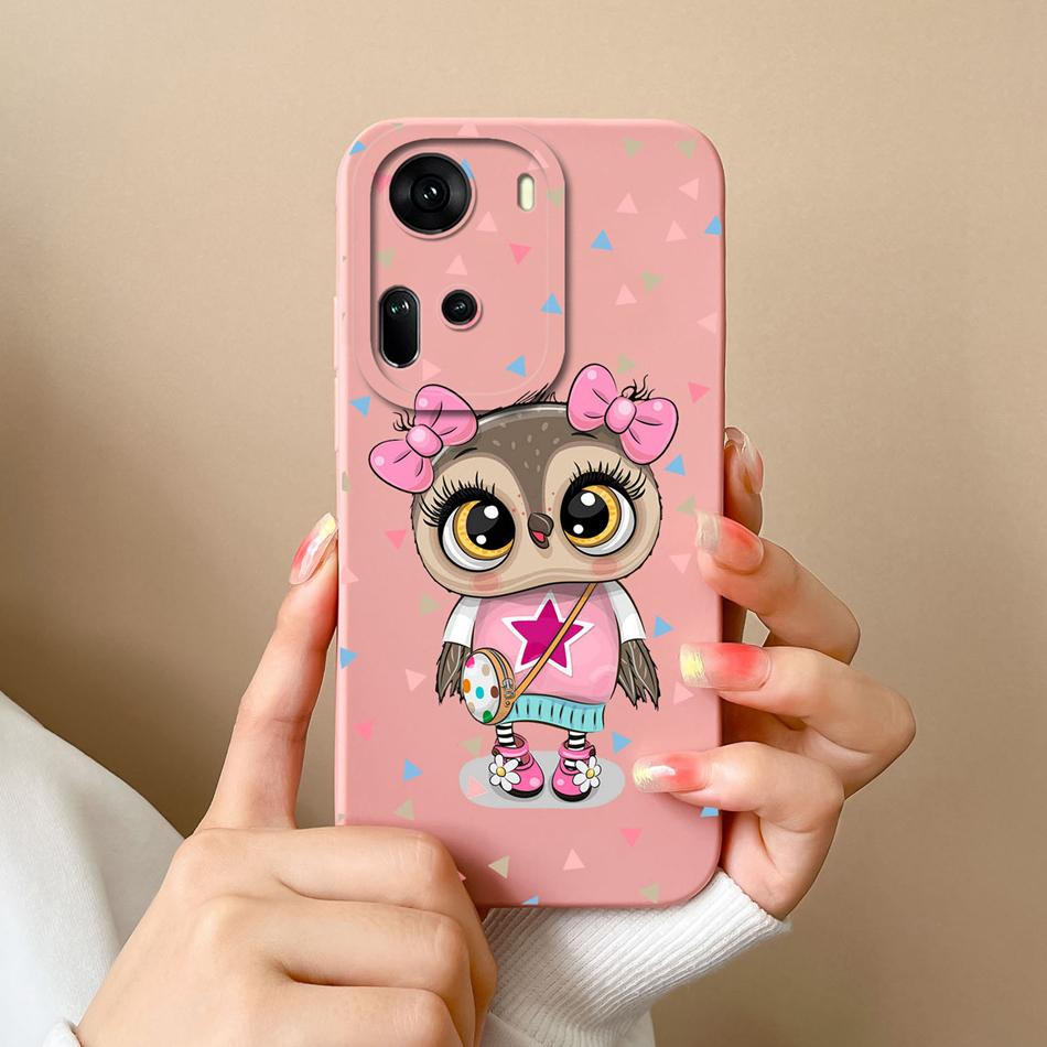 For OPPO Reno 11 Pro 5G Phone Case Butterfly Liquid Silicone Camera Protection Back Cover For OPPO Reno11 Pro Funda Coque Bumper