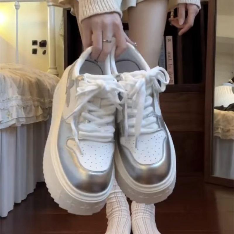 

Versatile platform women s shoes heightening little white shoes autumn casual new board shoes casual shoes women s soft soles are not tired 40