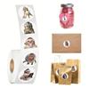 500Pcs Monkey Theme Sticker Removable Adhesive Wrapping Labels For Scrapbook Notebook Journal Phone Case Laptop Luggage