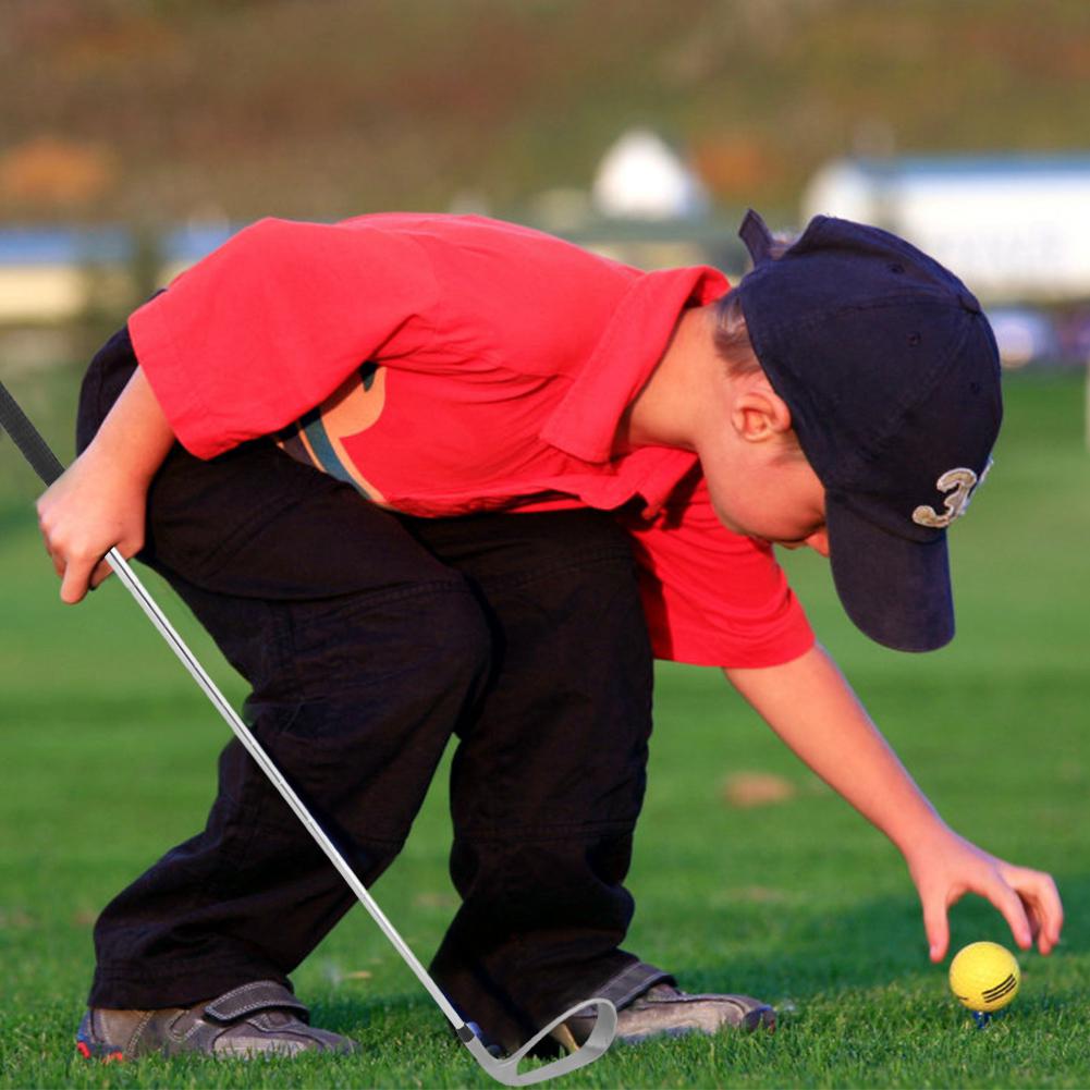 Portable Lightweight Stainless Steel Golf Swing Assist Trainer Good Shooting Practice Stick Rod