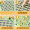 Montessori Children Educational Board Game 2 Player Fruit Animal Flip Chess Memory Game Fun Family Game Party Toys Puzzle Game