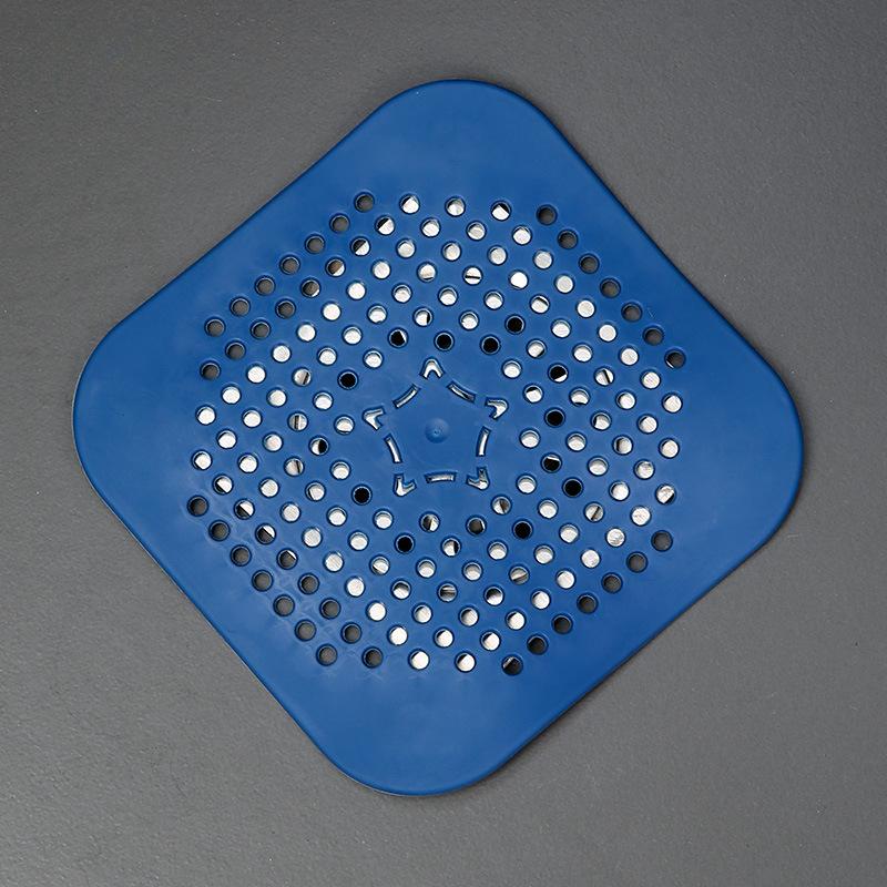 Floor Drain Hair Catcher Shower Anti-blocking Deodorant Stopper Silicone Pad Sink Plug Filter Sewer Strainer Bathroom Supplies