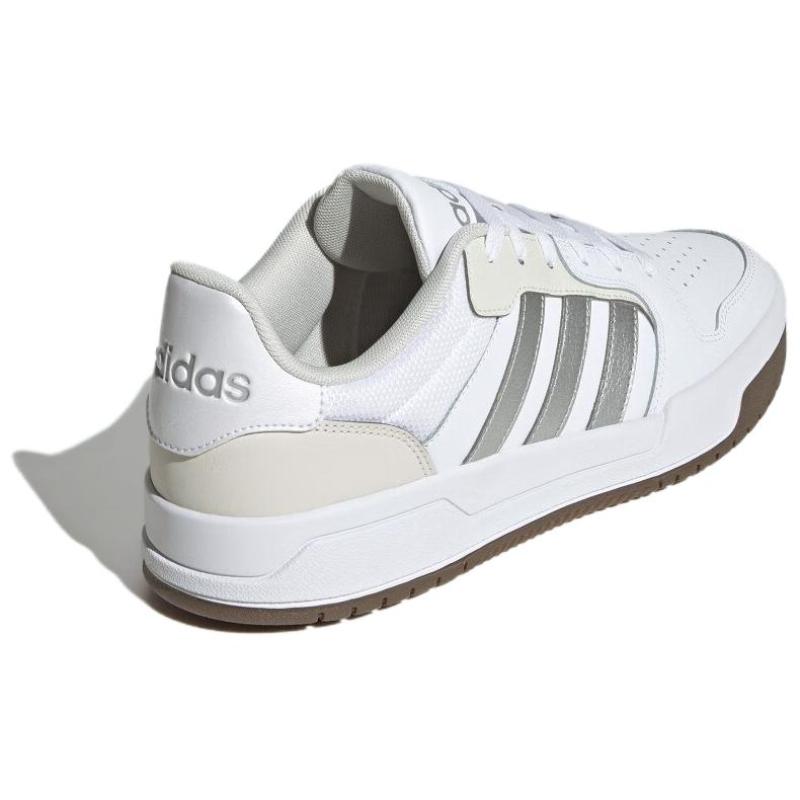 Adidas Low Top Casual Shoes Unisex White Silver Sneakers JP9959
