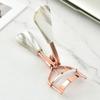 Ergonomic Handle Press Type Eyelash Curler Stainless Steel False Lash Clamps  Cosmetic Accessories