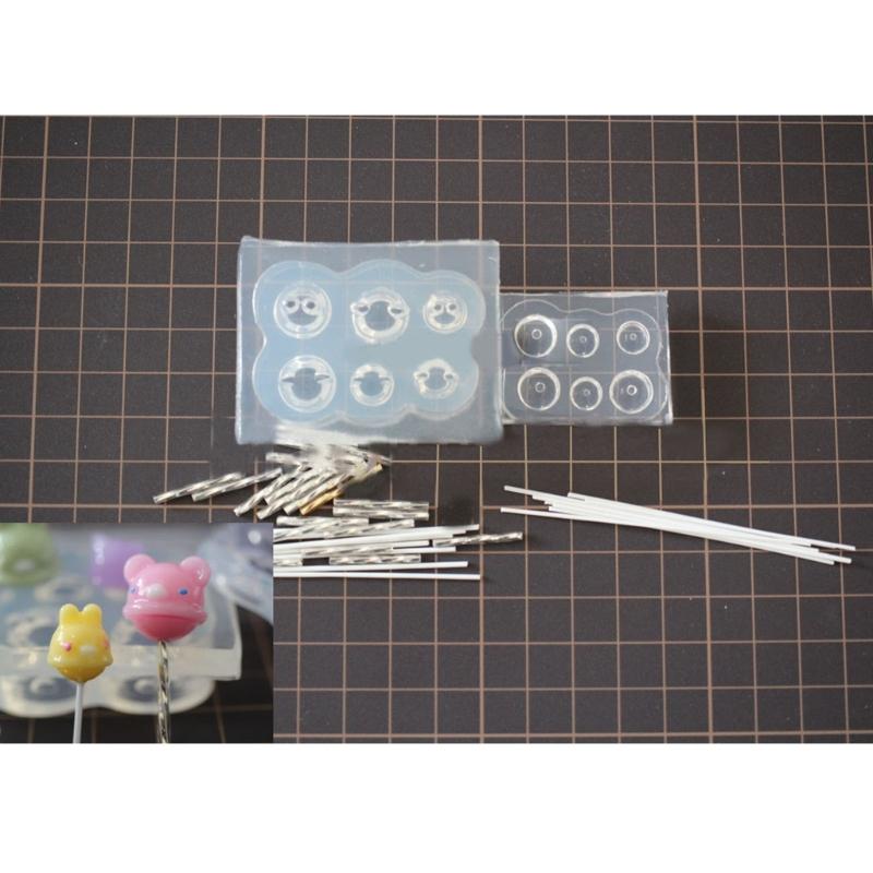 Lollipop Earrings Silicone Decorative Pendant Mold Handmade Epoxy Silicone Mold Epoxy Resin Molds Making Crafts