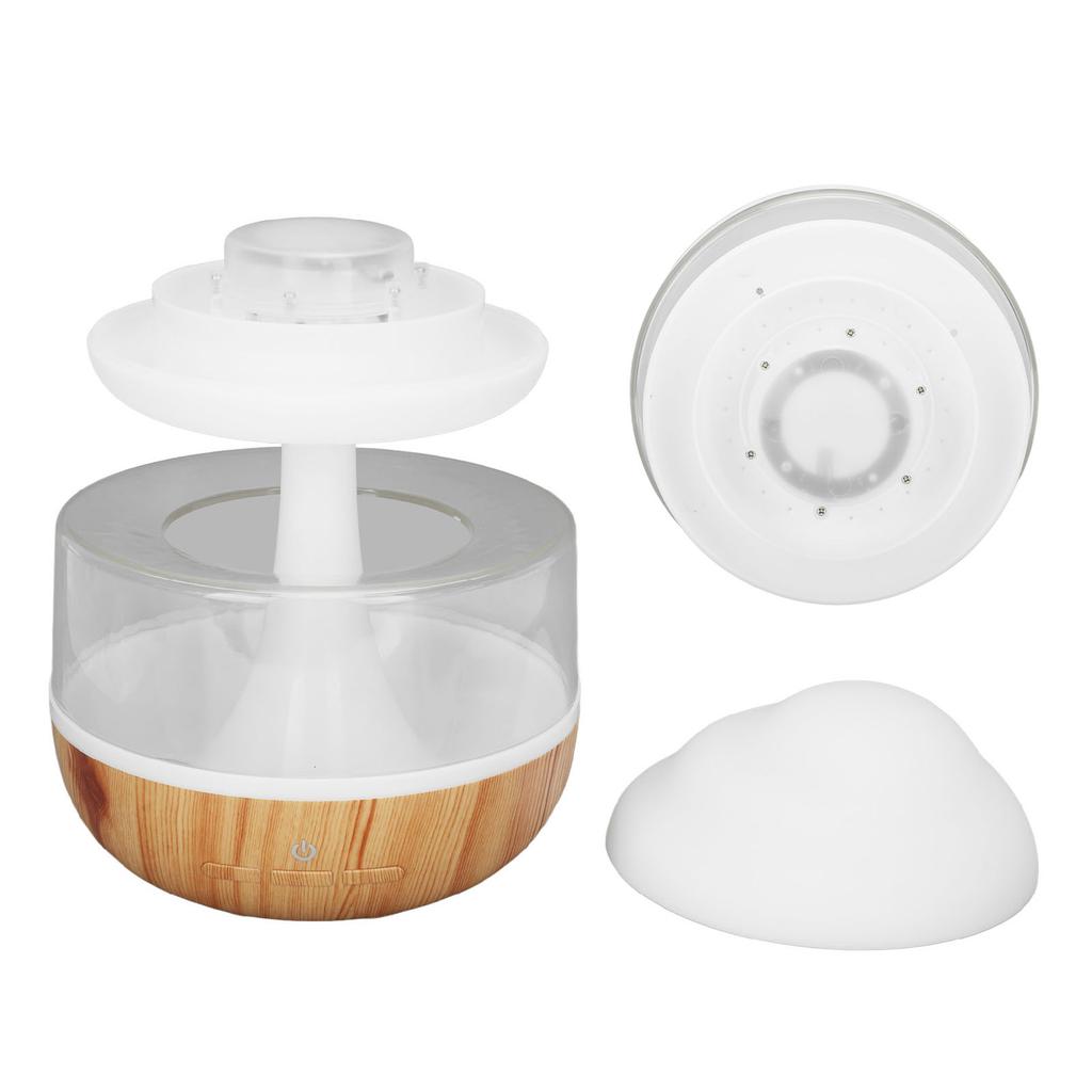 Rain Cloud Humidifier Water Drip Cute Essential Oil Diffuser with 7 LED Light for Bedside