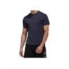 adidas Bar Tech Tee Round Neck Short Sleeve T-Shirt Men Tops Navy-Blue GR7101