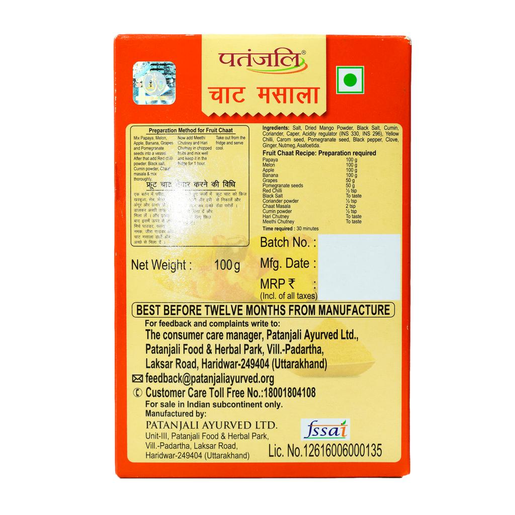 Chat Masala (100 G), Chaat Masala, Patanjali