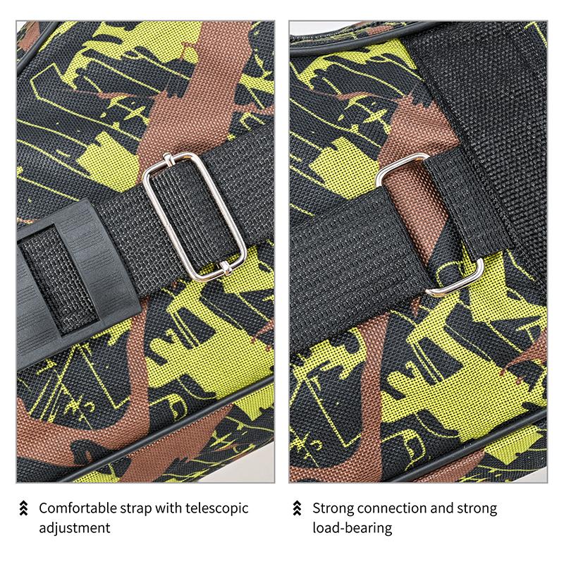 1.3M/1.5M 2-Layer Foldable Large Belly Sea Fishing Bag Double Shoulder Fishing Rod Bag Outdoor Storage Tool Kit For Fishing