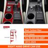 For Lexus RC300 350 200T 2015-2024 Real Carbon Fiber Sticker Transmission Water Cup Panel Car Accessories Ide Decorative