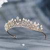 Wedding Jewelry Light Luxury Sweet Pearl Rhinestone Crown Birthday Party Tiara Wedding Dress Bridal Hair Accessories