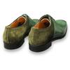 Fashion Green Classic Men Shoes  Leather Formal Casual Wedding Party Lace Up Oxfords Big Size Suede and Split Leather Footwear For Males