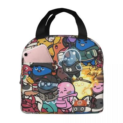 Azuki Beanz NFT Insulated Lunch Bag Women Kids Cooler Bag Thermal Portable Lunch Box Ice Pack Tote