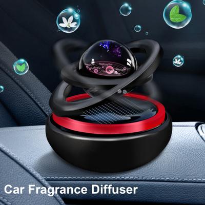 Interstellar Double Ring Levitation Rotating Car Aromatherapy Holder Car Perfume Solar Rotating Ornament Auto