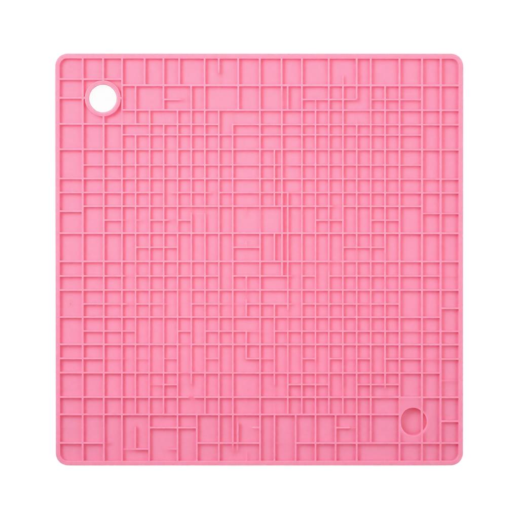 Square Silicone Placemats Heat Table Mats for Kitchen Dining – Multipurpose Pot Holders and