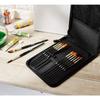 Paint Brushes for Acrylic and Water Colours, with Carry Case, 12 Piece Set