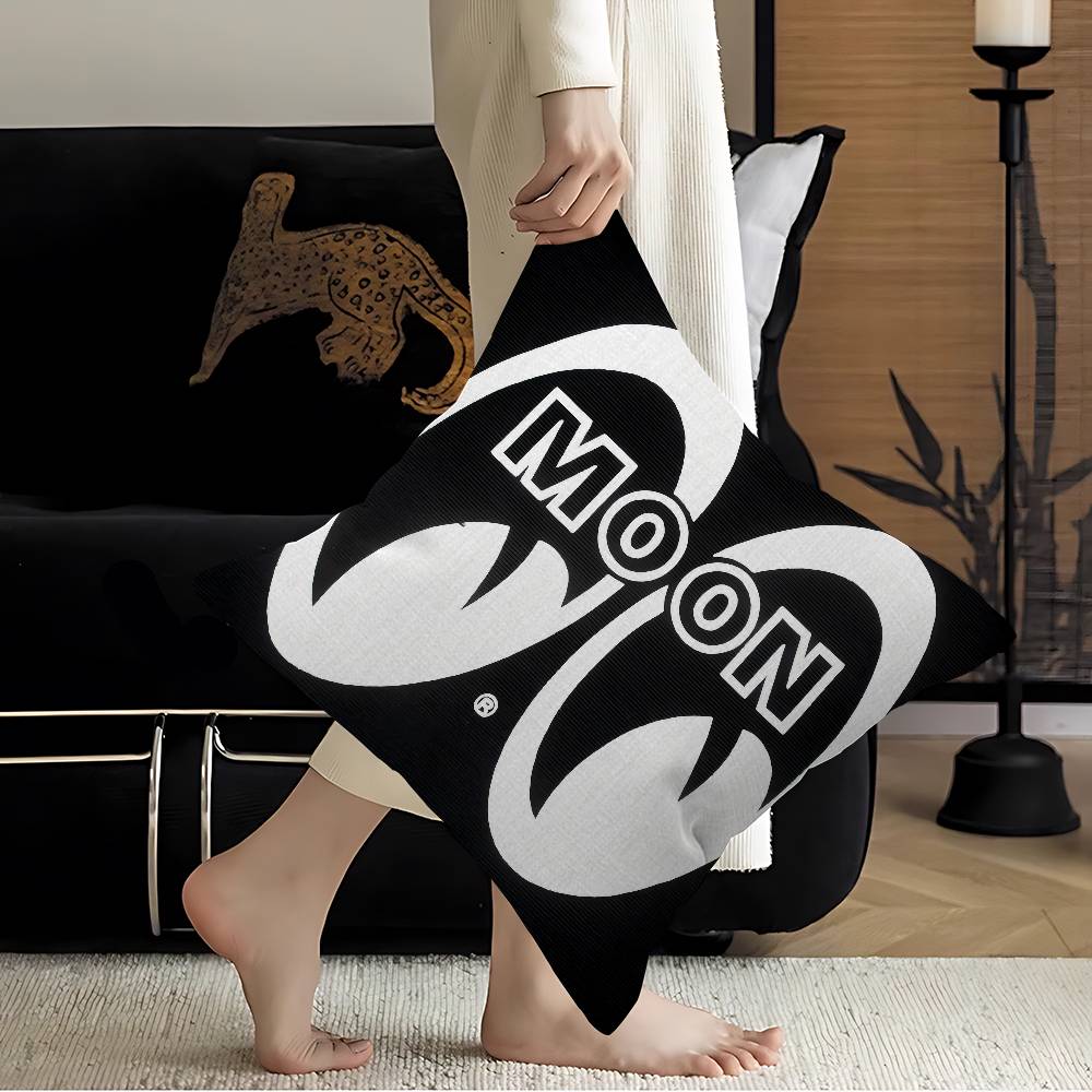 M-Mooneyes Pillow Cover for Bedroom Room and Living Room Sofa Decorative Cushion Cover