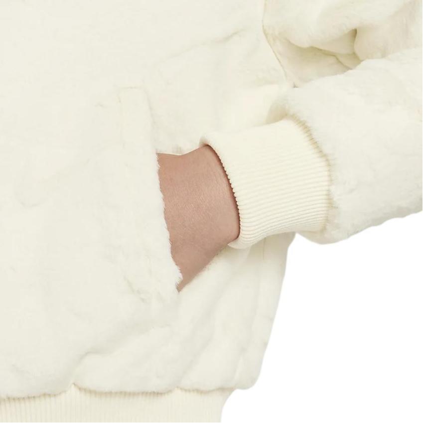 Nike Jacket Solid Color Stand Collar Zipper Casual Kids jackets Coconut-Milk FJ6154-113