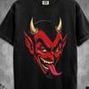 Retro Devil Shirt | Hot Rod Devil T-Shirt | Kustom Kulture Rockabilly Punk Goth Vintage 60s Devil | Retro Horror Devil Art