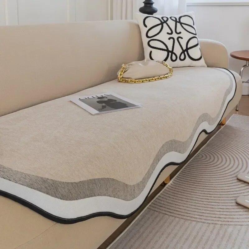 Thicken Chenille Sofa Covers for Living Room Special Shape Non-slip Couch Cover Corner Sofa Towel Seat Pad Home Protection