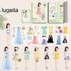 Magnetic Princess Dress Up Paper Doll, Pretend Play Toy, Smooth Burr-Free, Encourage Creation, Funny Clothes Dress Up Puzzle Game