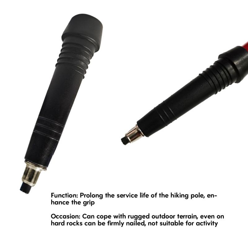 Walking Stick Tip Trekking Rod Tip Replacement for Hiking Walking Treking