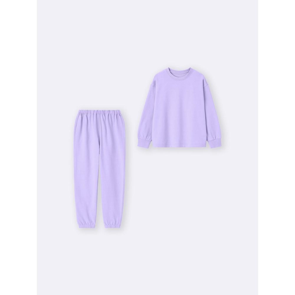 GU by Uniqlo Kinder Unisex Baumwoll Schweißanzug Lounge Set