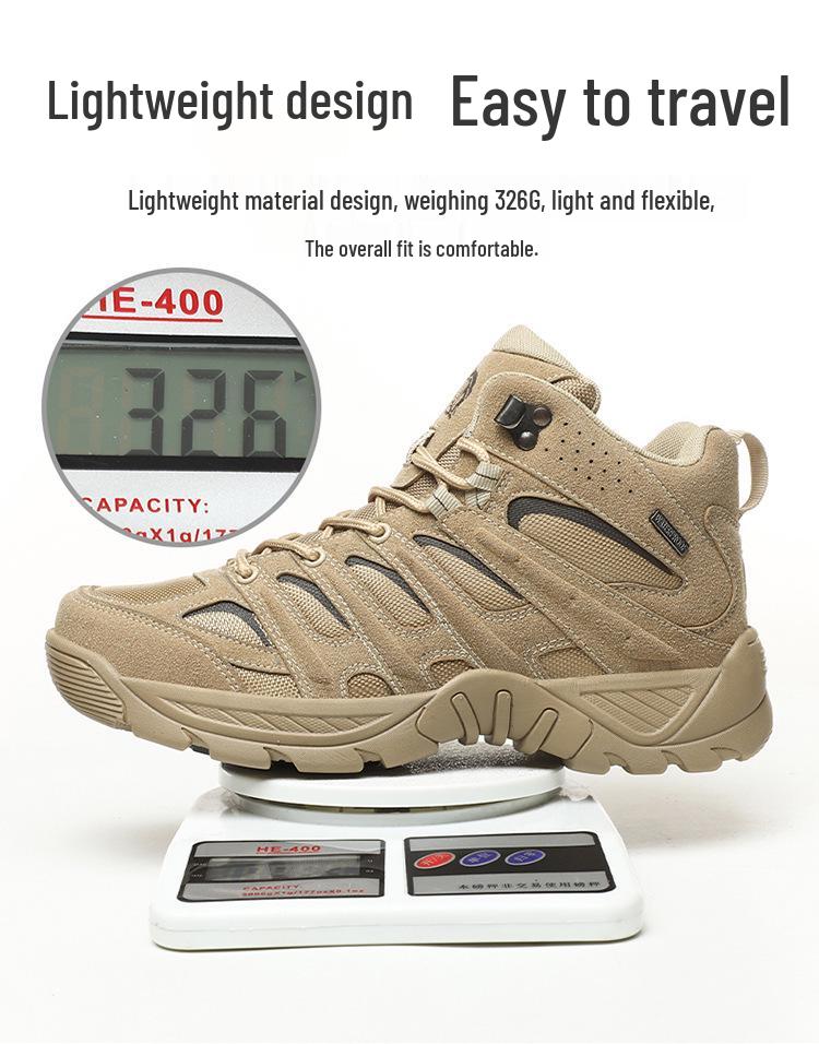 High-Top Outdoor Hiking Boots - Men's Large Size Martin Boots