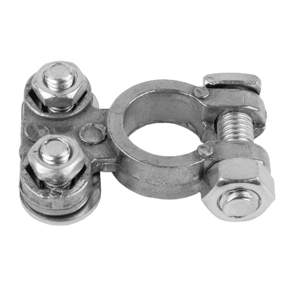 2Pcs Car Battery Terminal Clamps Boat Truck Battery Terminals Connectors Clip 12V Conductive Caps For Car Van Caravan Motorhome