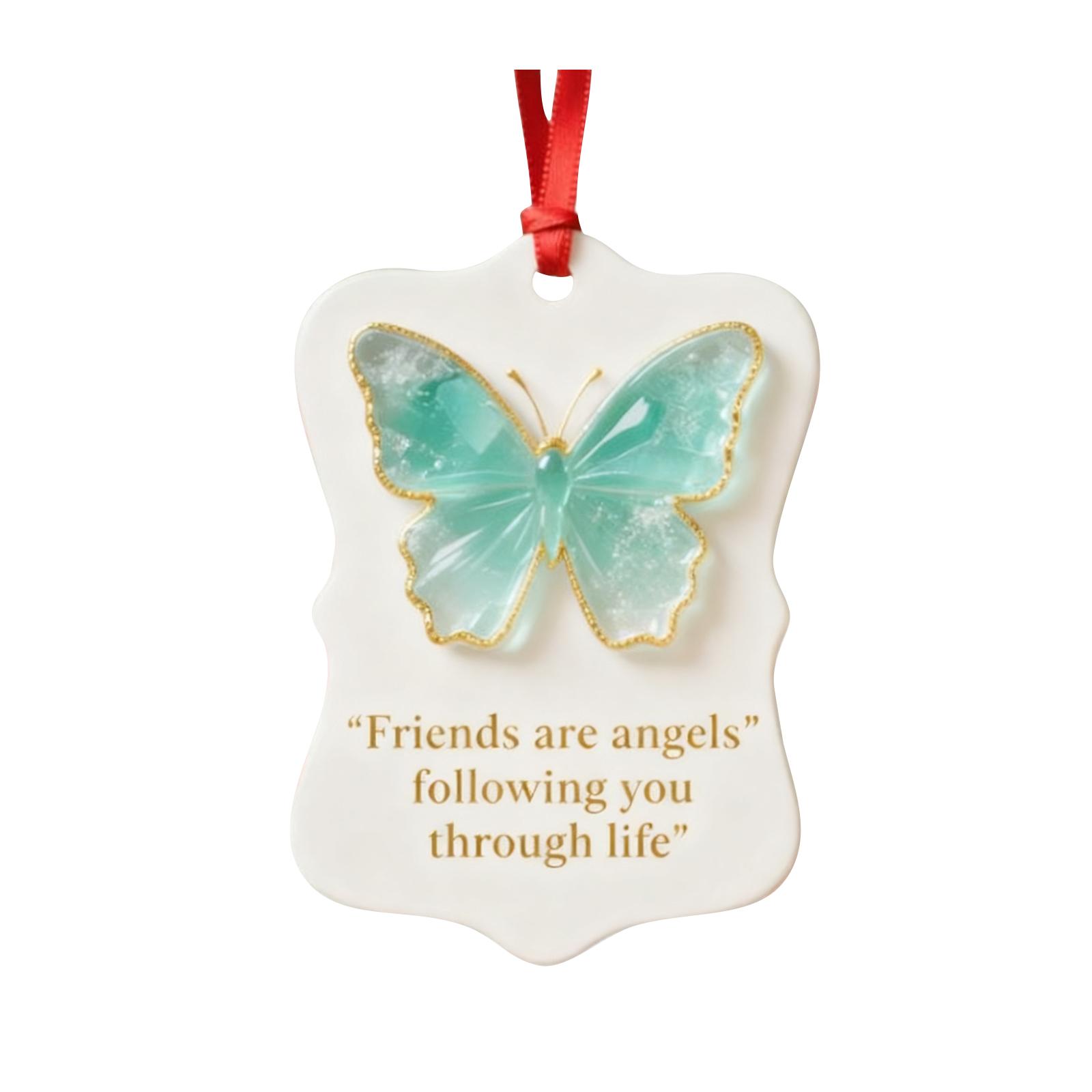 

2D Acrylic Butterfly Pendant Ornaments Are Suitable As Sentimental Keepsakes And Holiday Decorations. One Size