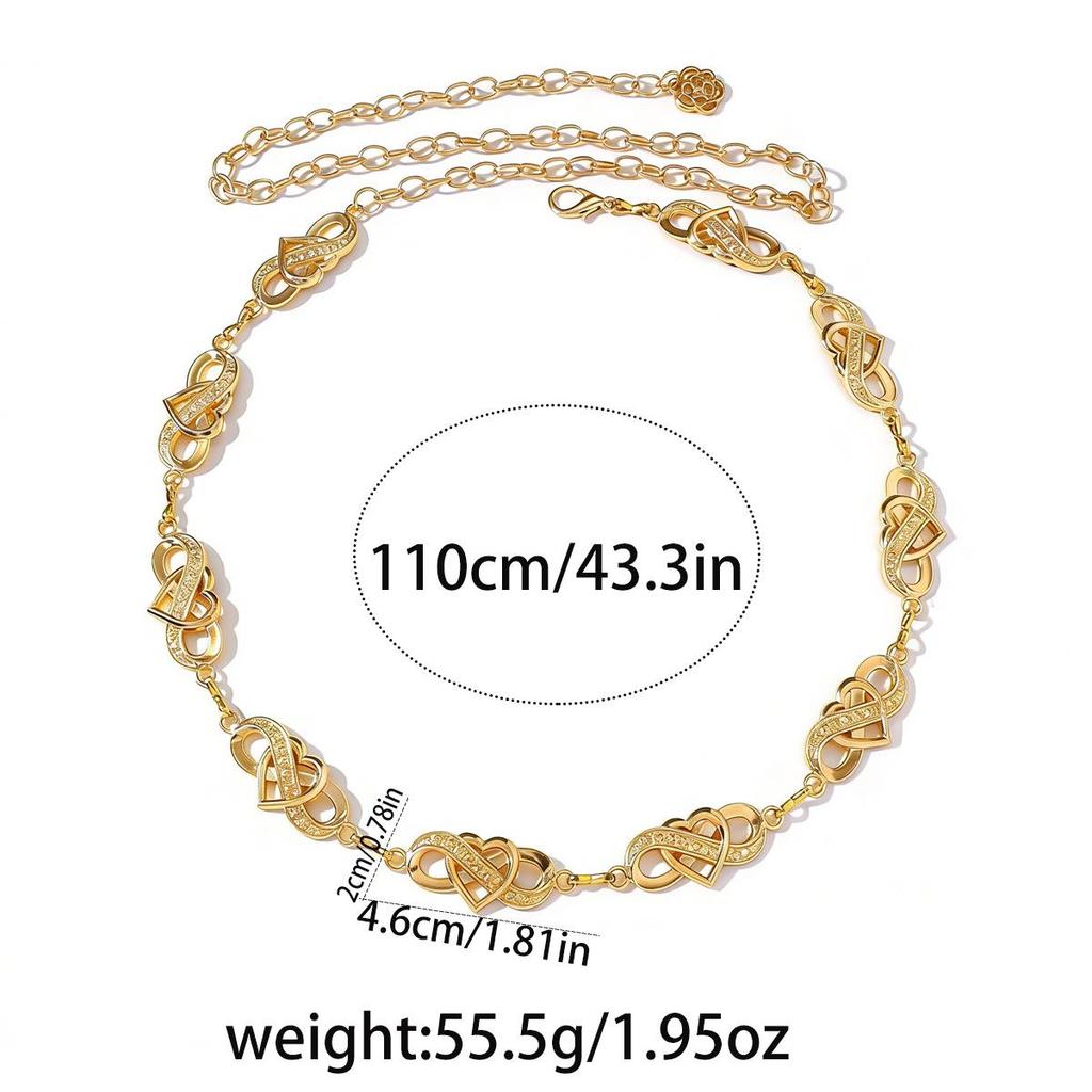 Bohemian Retro Metal Waist Chain for Women - Ethnic Style Body Jewelry