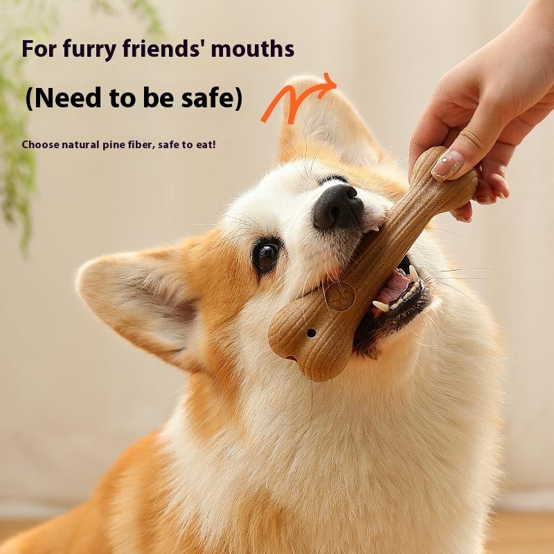 

Игрушки для чистки зубов для собак Кости Палочки для снятия зубного камня Бяньму Корги Устойчивые к укусам Саморазвлекающиеся Товары для питомцев