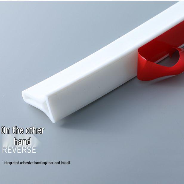 Waterproof Bathroom & Kitchen Water Barrier Strip - Dry/Wet Separation Threshold