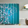 3D Tree Scenery Shower Curtains Bathroom Curtains High Quality Waterproof Polyester Bath Curtain with 12 Hooks for Home Decor