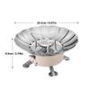 4500W Windproof Camping Stove Camping Gas Stove with Piezo Ignition for Outdoor Backpacking Hiking Picnic