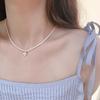 Love Heart Mother-of-Pearl Pendant Necklace – Women's Luxury Pearl Choker