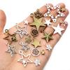 10-50pcs Alloy Metal Star Charms Pendant  for Necklace Bracelet Earrings DIY Jewelry Making Accessories Findings Crafts