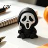 Compact Desktop Sculpture Mini Screaming Skeleton Figurine, 3D Printed Collectible Halloween Ornament Ornament, Creepy Statue for Shelf Decor