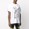 OFF WHITE X Futura Oversized Střih Mimozemšťan Tričko OMAA038S201850500188