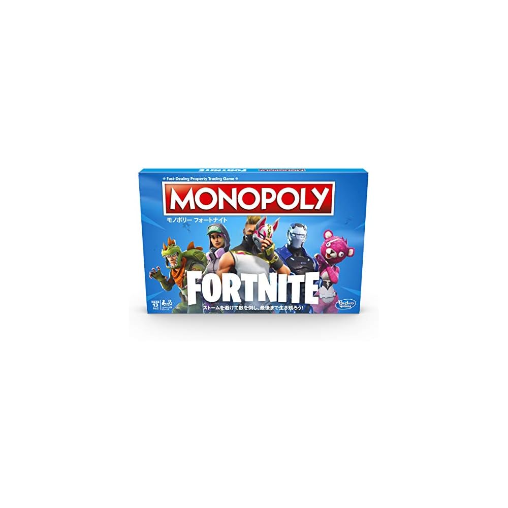 Hasbro Monopoly Fortnite Edition Board Game Japanese Version with Instructions Ages 13 and Up