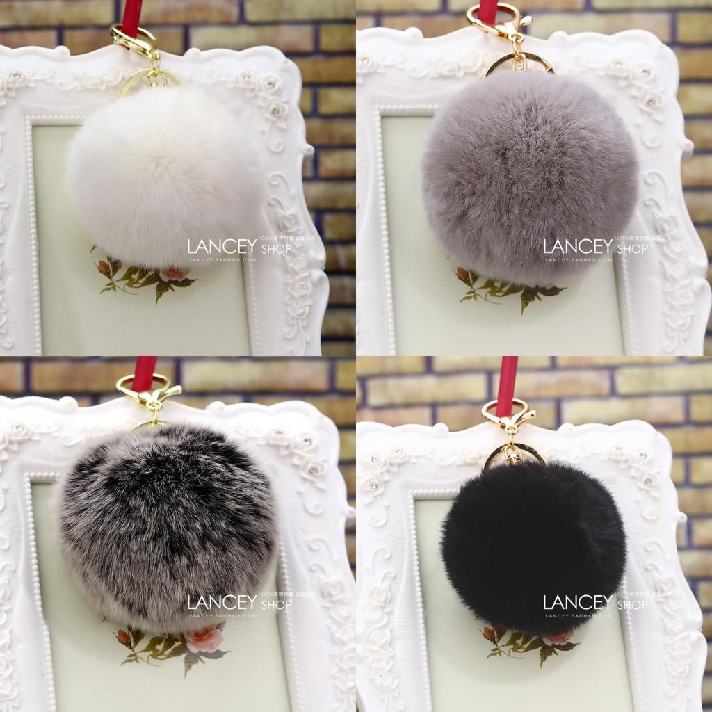 Rabbit Delightful Fur Keychain For Women Awesome Gift Idea With Beautiful Color Available Options