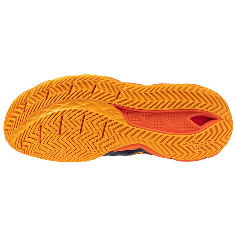 Mizuno Wave Enforce Tour Stable Comfortable Shock Absorption Durable Low-Top Tennis Shoes Unisex Tennis Shoes Deep-Blue 61GA230011