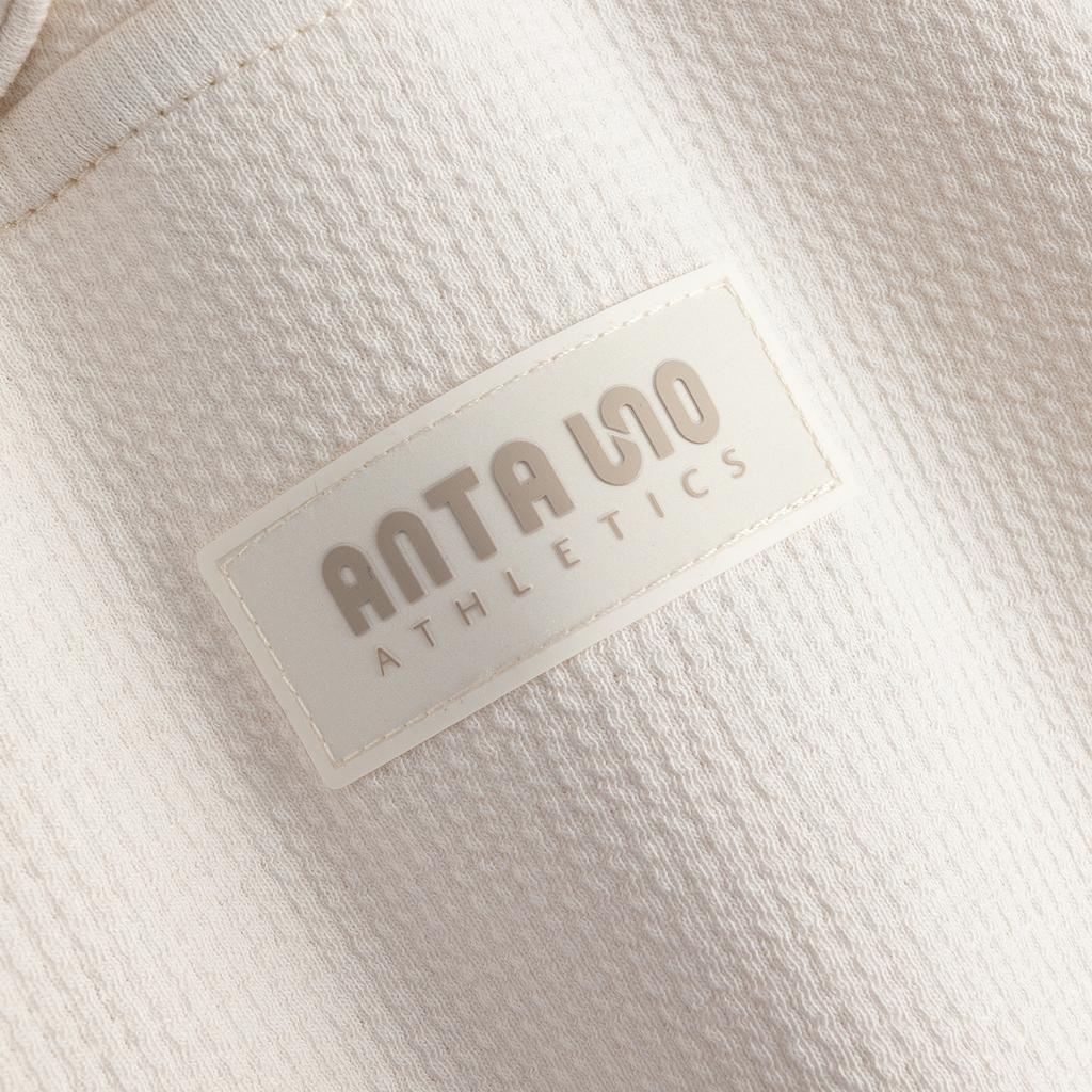 Anta Travel Comprehensive Training Series Knitted Sports Jacket Women Jackets Warm-Sun-White 962617701-1