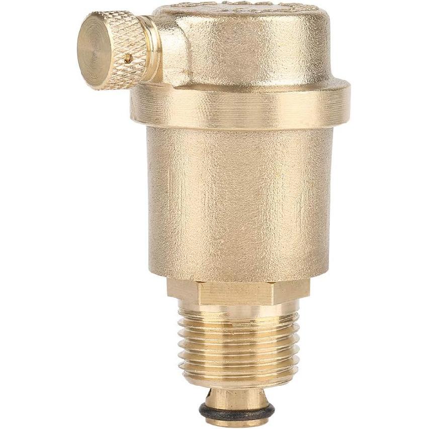 Automatic Air Vent Valve, G1/2 Brass DN15 Automatic Vent Valve for Solar Water Heater Pressure Relief Valve