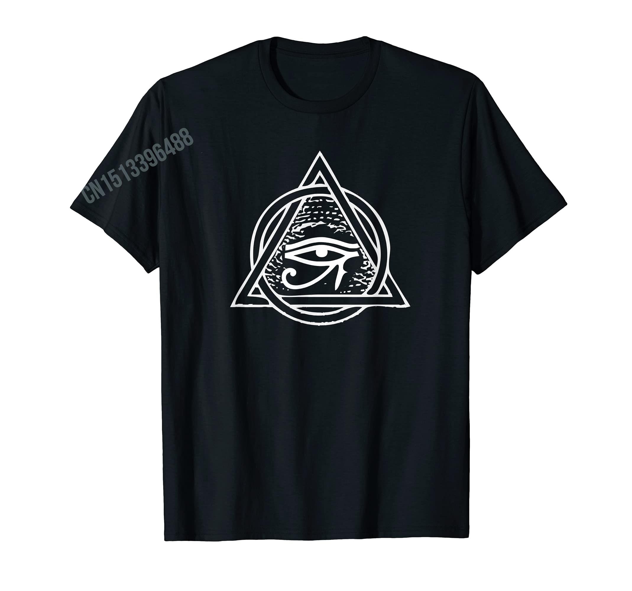 2026 Ancient Egypt God Eye of Horus Ankh Egyptian Symbol TShirt For Men Women T Shirt Tops Cotton Tees S