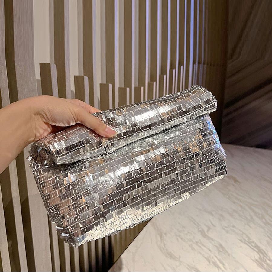 Women's Envelope Clutch Bag  Fashion Sparkling Sequins  Feminine Clutches  Evening Bag