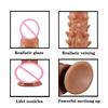 Realistic Silicone Dildo with Veins & Bumps – Suction Cup Penis Toy for Vaginal Anal Penetration, Soft & Body-Safe Sex Toy