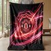 Manchester United Theme Blanket Soft Flannel Blanket Plush Throw Blanket Cozy Sofa Bed Blanket for Home Decor