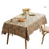 New Home Rectangular Chenille Fabric Jacquard Tea Table Tablecloth Decorative Table Mat Background Cloth
