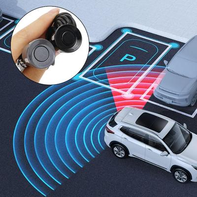 22mm Universal Parking Sensor Car Reverse Radar Backup Sensor Probe Waterproof Ultrasonic Sensor Replacement for Rear Bumper